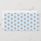 Merci d'anniversaire de football Carte photo (Dos)