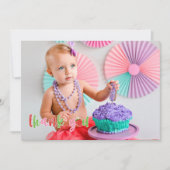 Merci d'anniversaire de fraise Carte photo (Devant)