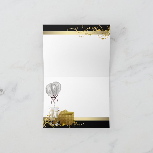 Merci d'anniversaire de l'or noir (Intérieur)