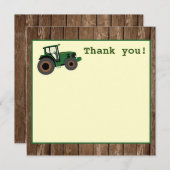 Merci d'anniversaire du tracteur, Anniversaire de  (Devant / Derrière)