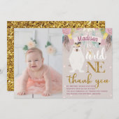 Merci d'anniversaire d'une fille sauvage (Devant / Derrière)