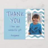 Merci d'anniversaire Enfants Photo Carte postale B (Devant)