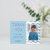 Merci d'anniversaire Enfants Photo Carte postale B (Debout devant)