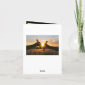 Merci d'anniversaire photo or noir (Dos)