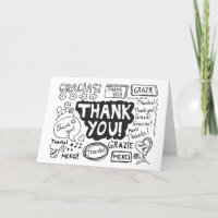 Merci Dans Différentes Langues