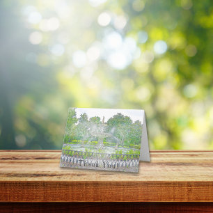 Merci d'aquarelle de la fontaine de Forsyth Park