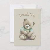 Merci d'aquarelle de l'ours en peluche (Devant)