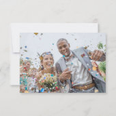 Merci d'aquarelle florale violet orange (Dos)