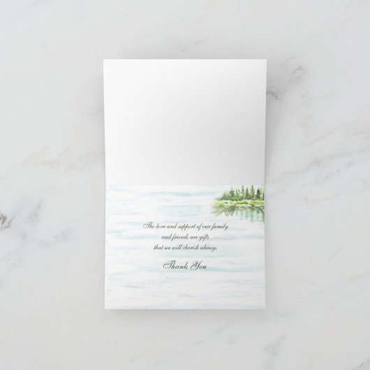 Merci d'aquarelle pittoresque Lake (Intérieur)