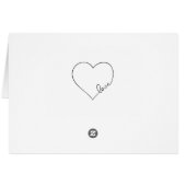 Merci d'aquarelle Vintage (Dos Horizontal)