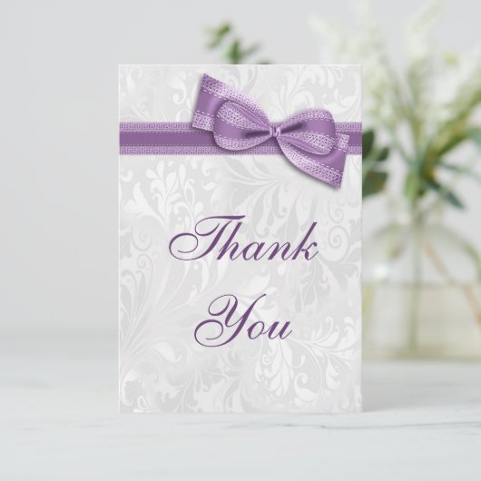 Merci d'arc de damassé blanche et de Faux (Debout devant)