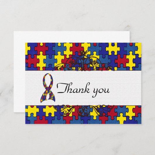 Merci d'autisme (Devant / Derrière)