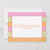 Merci d'automne de la petite fille Citrouille Flor (Dos)