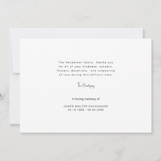 Merci d'automne de l'enterrement de décès (Dos)