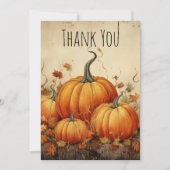 Merci d'automne rustique Citrouille orange (Devant)