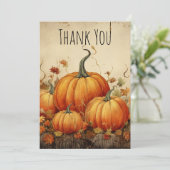 Merci d'automne rustique Citrouille orange (Debout devant)