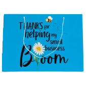 Merci D'Avoir Aidé Mon Entreprise Bloom Sacs Cadea (Devant)