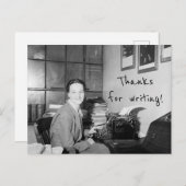 Merci d'avoir écrit Carte postale (Devant / Derrière)