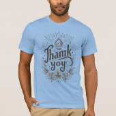 merci d'avoir écrit un t-shirt design. (Devant)