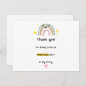 Merci d'avoir fait partie de ma carte d'histoire (Devant / Derrière)