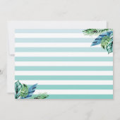 Merci de Baby shower à ananas tropical Luau (Dos)