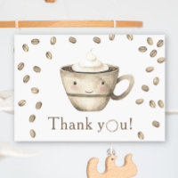 Merci de Baby shower à café