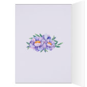 Merci de Baby shower à Parties scintillant florale (Intérieur (Gauche))