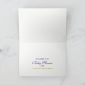 Merci de Baby shower Ancre nautique (Intérieur)