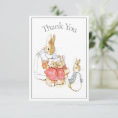 Merci de Baby shower Beatrix Potter (Debout devant)