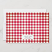 Merci de Baby shower Berry Sweet Strawberry (Dos)