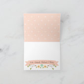 MERCI DE BABY SHOWER BOHO FLORAL ROUSTIQUE BLANC (Intérieur)