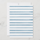 Merci de Baby shower de baleines à eau bleue (Dos)