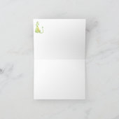 Merci de baby shower de bébé de dragon vert de *~* (Intérieur)