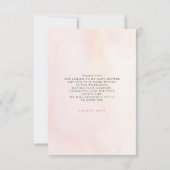 Merci de Baby shower de de bois de laiton de Pamp (Dos)