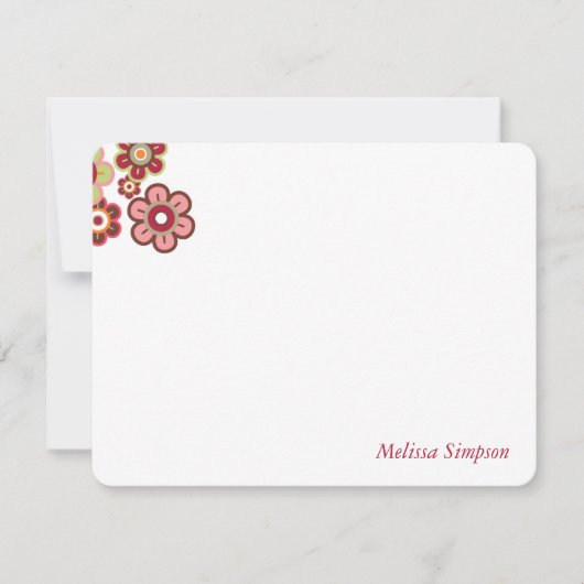 Merci de baby shower de fleurs de fleurs de (Devant)