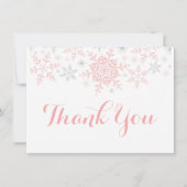 Merci de Baby shower de Little Snowflake (Devant)