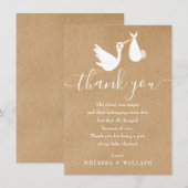 Merci de Baby shower de livraison spécial Russe (Devant / Derrière)