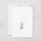 Merci de Baby shower de l'ours de la forêt noire e (Dos)