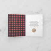 Merci de Baby shower de petit bûcheron (Intérieur)