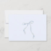 Merci de Baby shower fleur sauvage à cadre bleu Bo (Dos)