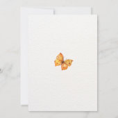 Merci de Baby shower floral de printemps de tourne (Dos)