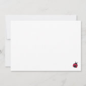 Merci de Baby shower Lady Bug (Dos)