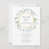 Merci de Baby shower Laurel Garland (Devant)