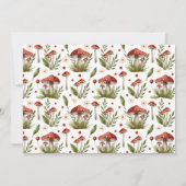 Merci de Baby shower moderne Little Mushroom (Dos)