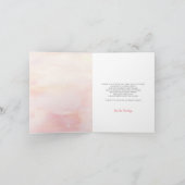 Merci de Baby shower rose vif (Intérieur)