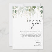 Merci de Baby shower vertical moderne (Devant)