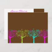 Merci de bat mitzvah de rose de chocolat de Claire (Devant / Derrière)