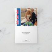 Merci de billets de football bleu rouge (Intérieur)