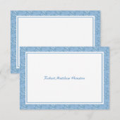 Merci de bleu de Paisley (Devant / Derrière)