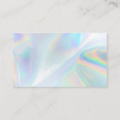 Merci de calligraphie holographique Carte de visit (Dos)